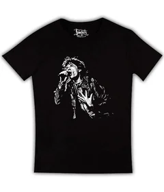 The Rolling Stones - Мик Джаггер на черной